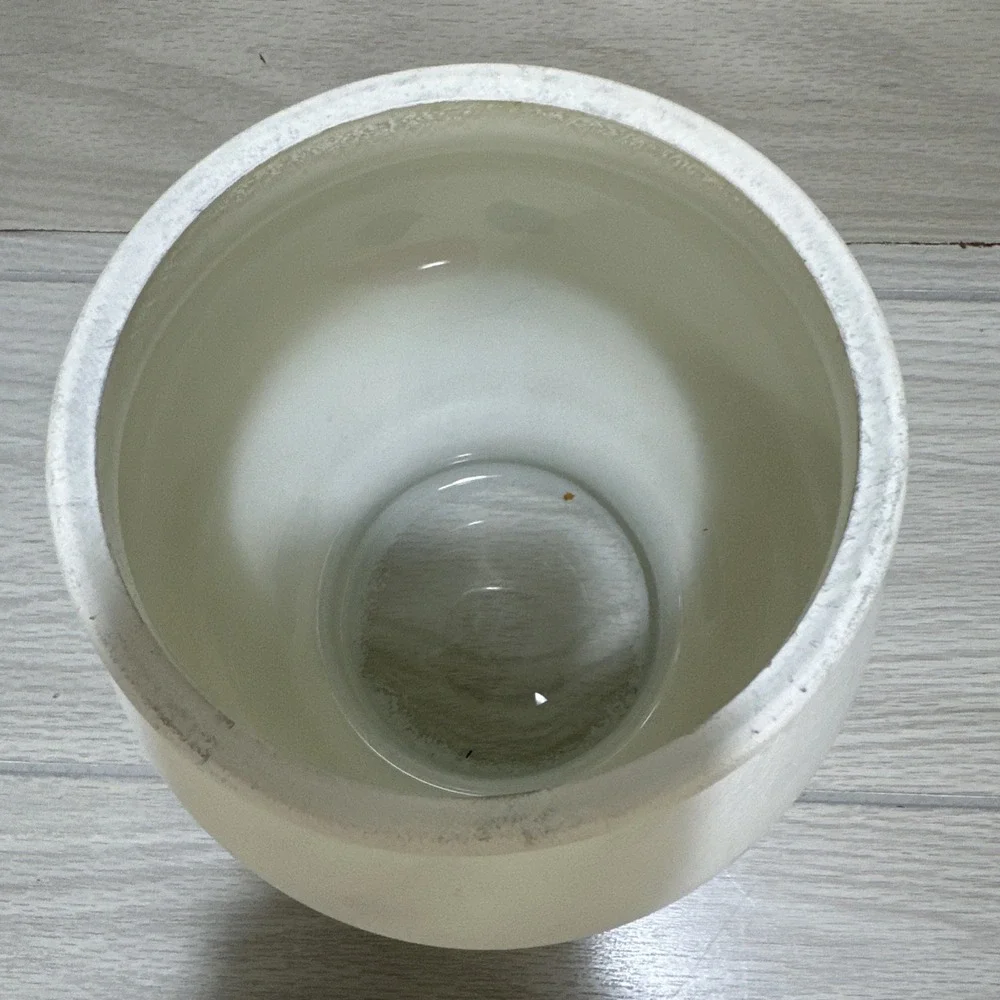 Handmade Painted Fishbowl Showman‎ Candle Holder 7x7